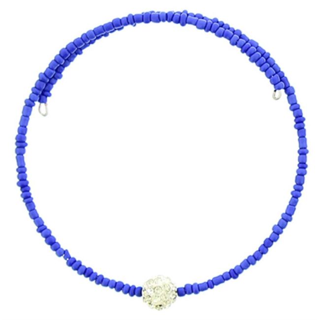 CRYSTAL BALL BEADED BRACELET