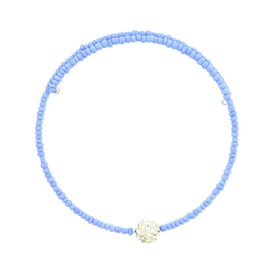 CRYSTAL BALL BEADED BRACELET