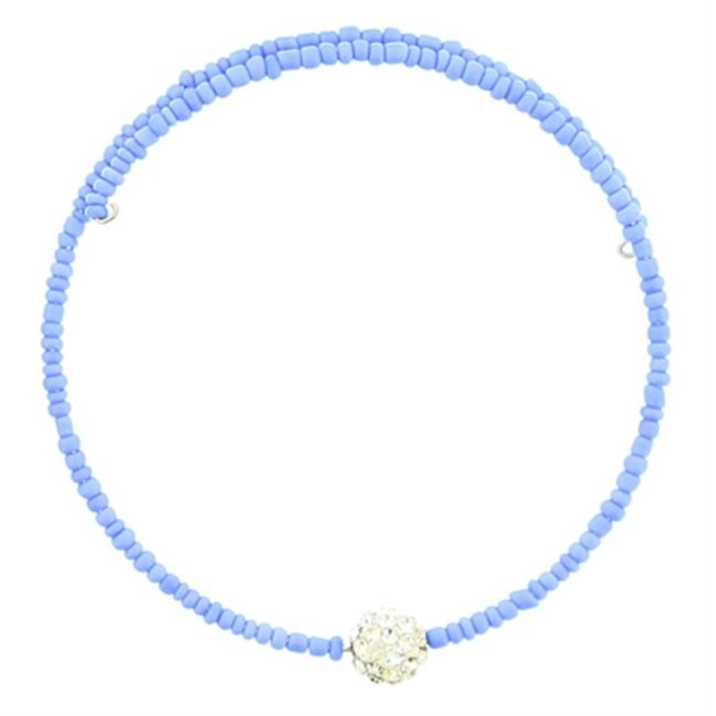CRYSTAL BALL BEADED BRACELET