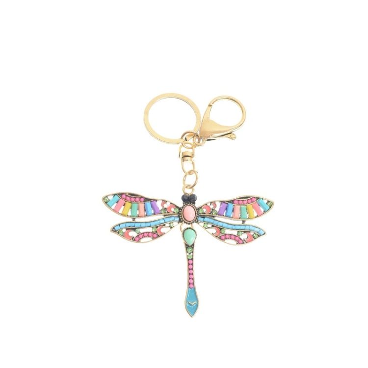 KEYCHAIN FIGURE METAL BEADS 2