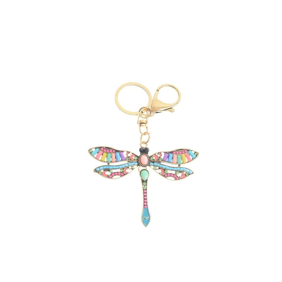 KEYCHAIN FIGURE METAL BEADS