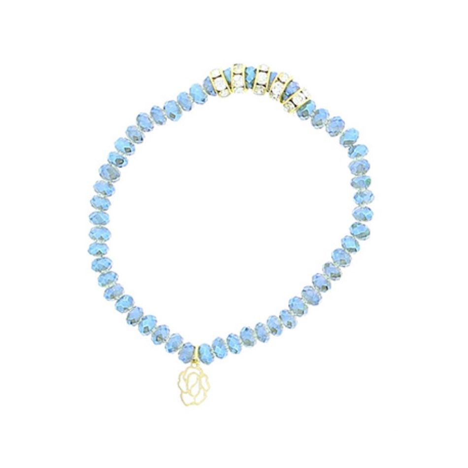 PULSERA CRISTALES FACETADOS