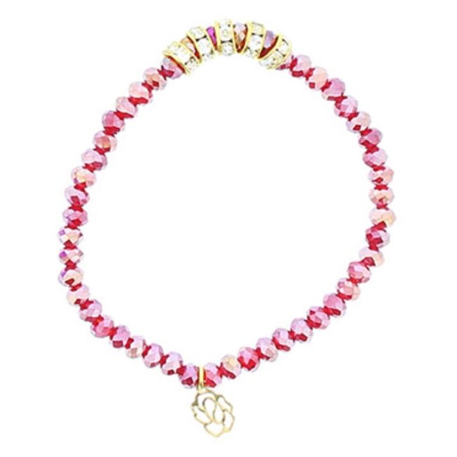 PULSERA CRISTALES FACETADOS