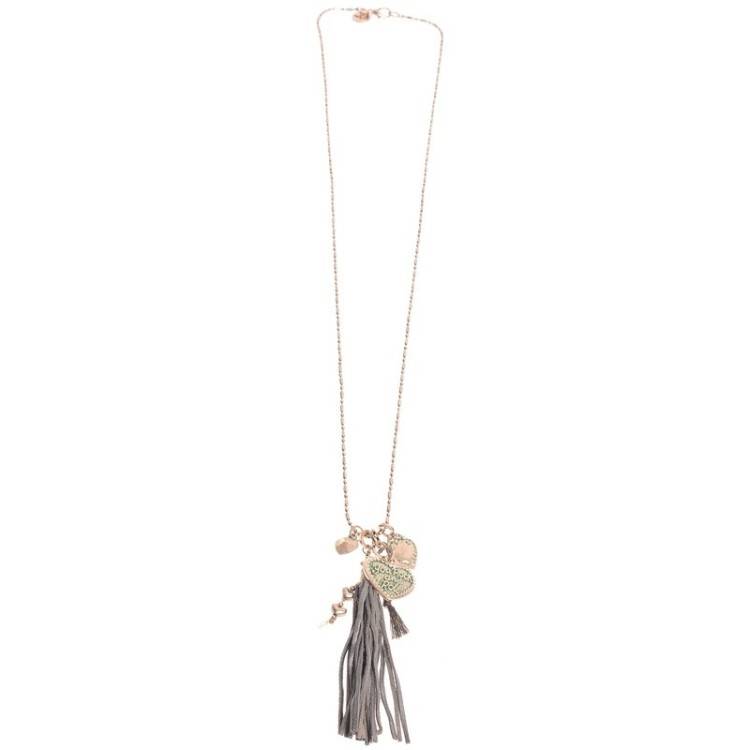 LONG PENDANT NECKLACE FRINGE