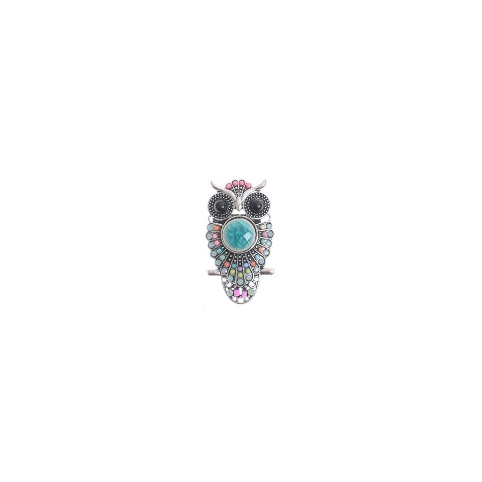 BROCHE FIGURA METAL CUENTAS
