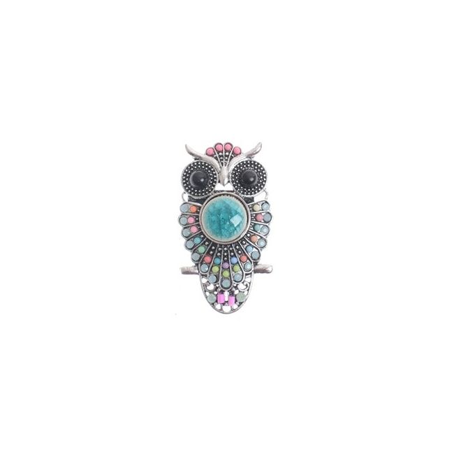 BROCHE FIGURA METAL CUENTAS