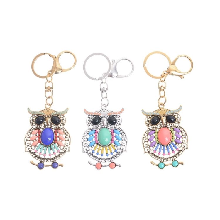 KEYCHAIN FIGURE METAL BEADS 2
