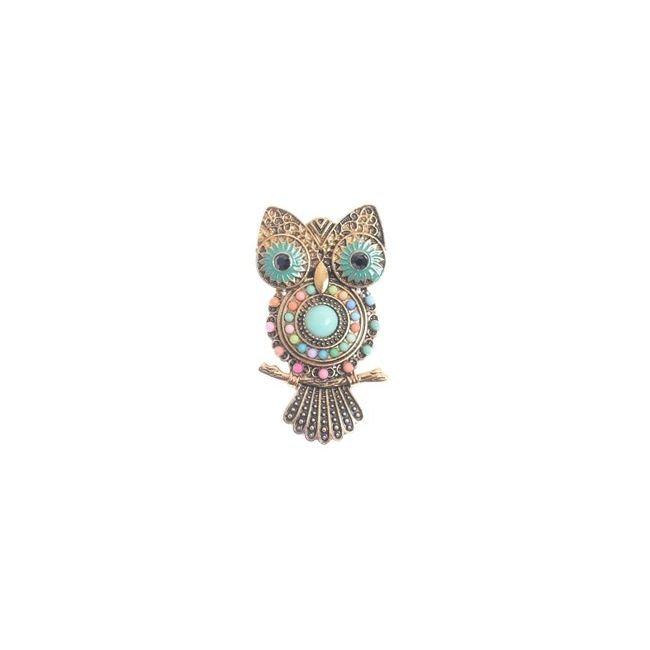 BROCHE FIGURA METAL CUENTAS