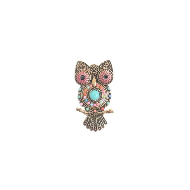BROCHE FIGURA METAL CUENTAS