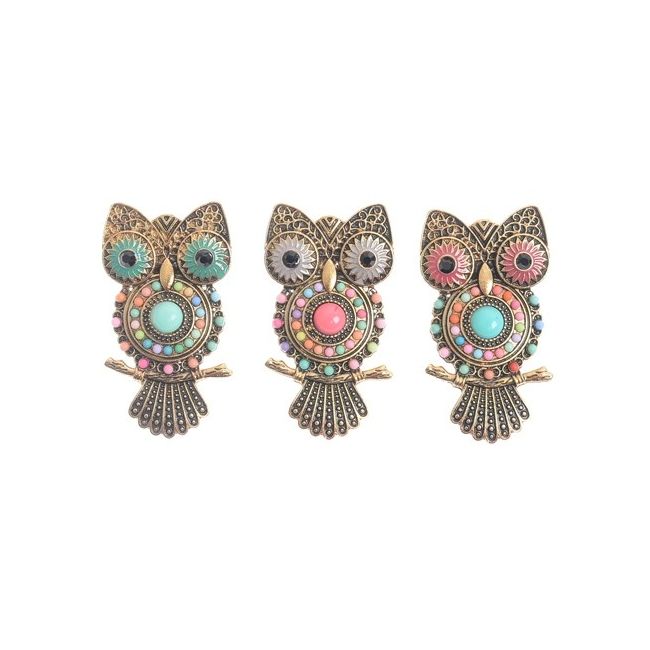 BROCHE FIGURA METAL CUENTAS