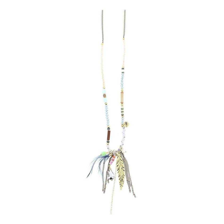 LONG NECKLACE WITH PENDANT BEADS