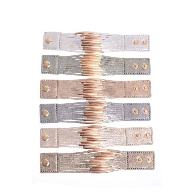 PULSERA IMI. CUERO TUBO