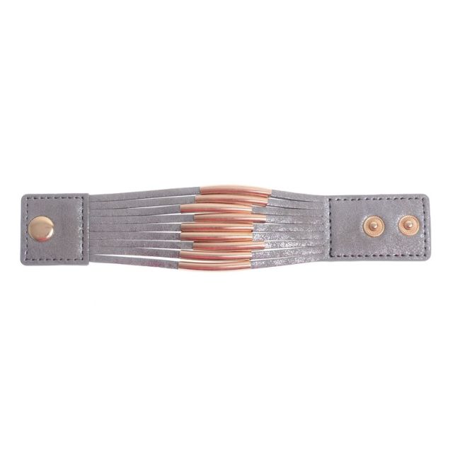 IMI BRACELET. LEATHER TUBE