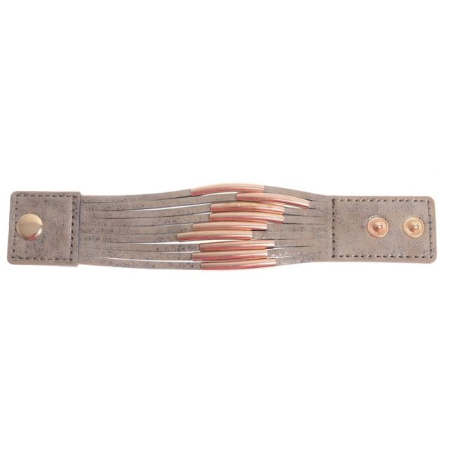 IMI BRACELET. LEATHER TUBE