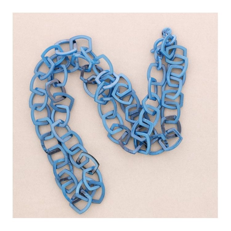 COLLAR LARGO ESLABONES RESINA