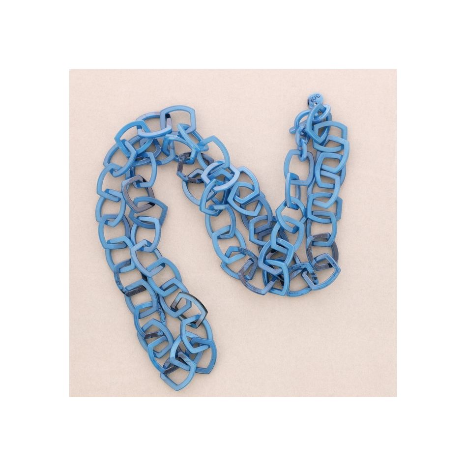 LONG RESIN LINK NECKLACE