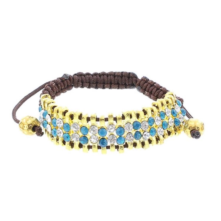 CRYSTAL MACRAME BRACELET