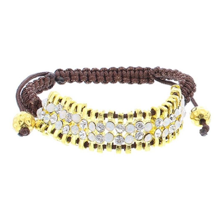 CRYSTAL MACRAME BRACELET 2