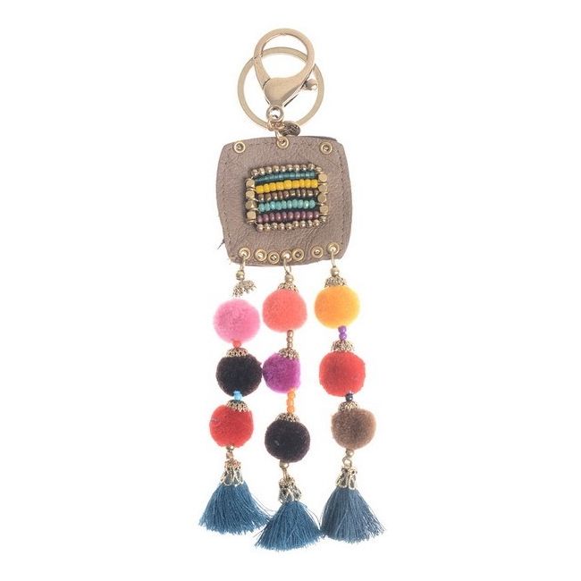 DELUXE ETHNIC KEYCHAIN