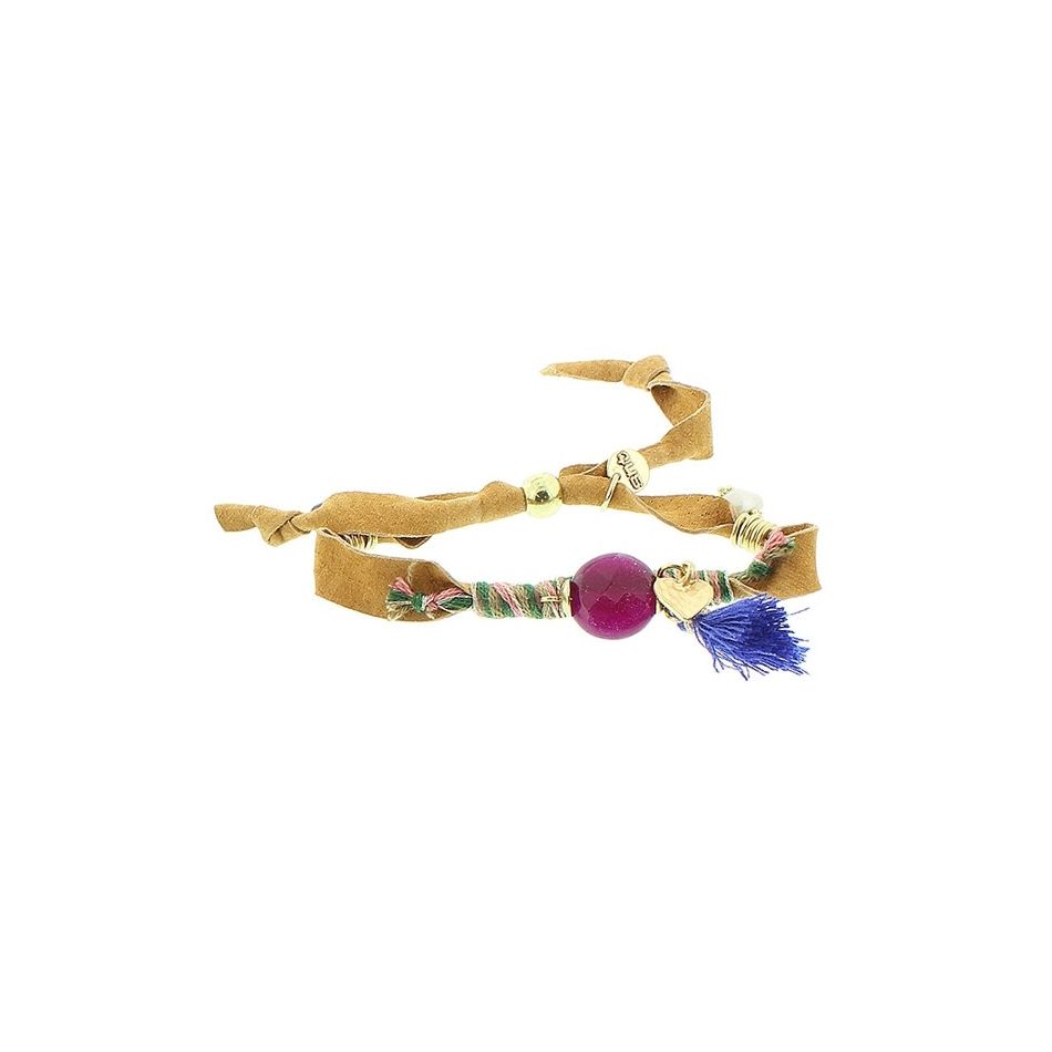PULSERA CUERO ETNICO DELUXE