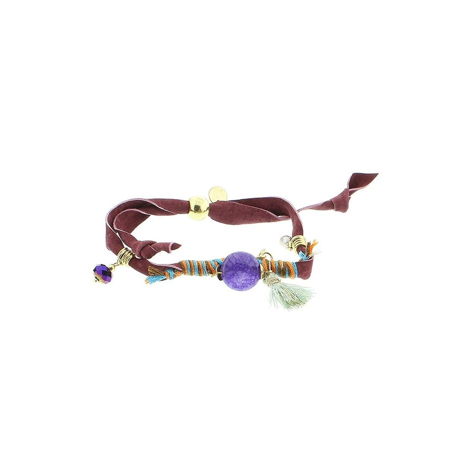 PULSERA CUERO ETNICO DELUXE