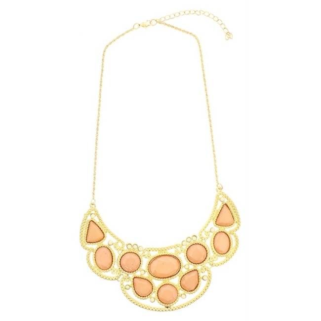 METAL RESIN SHORT NECKLACE