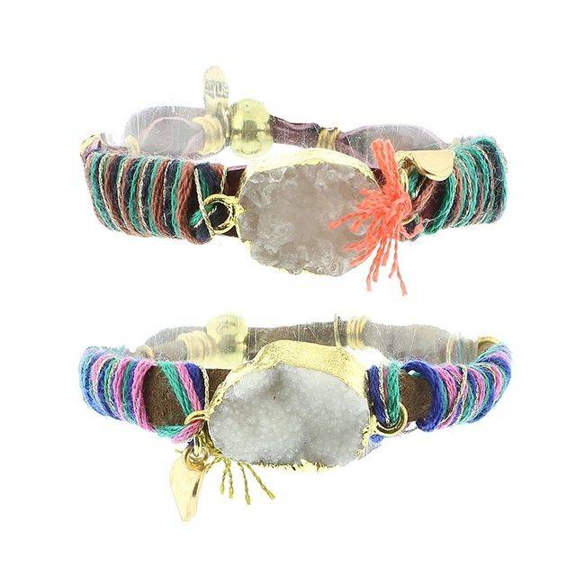 DELUXE ETHNIC LEATHER BRACELET