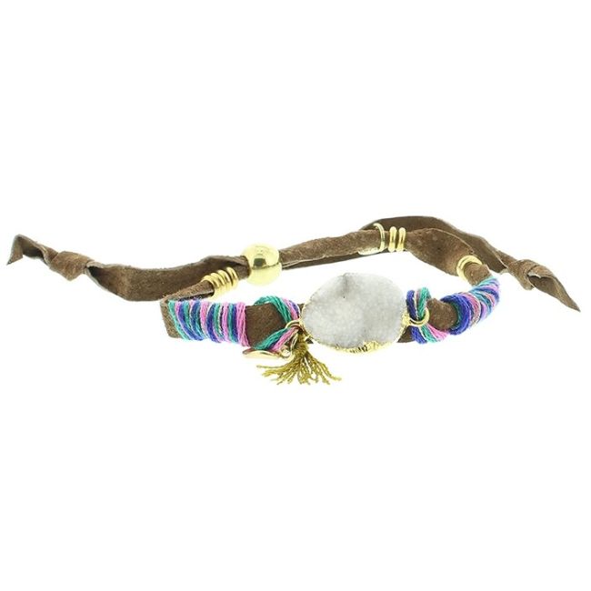 DELUXE ETHNIC LEATHER BRACELET