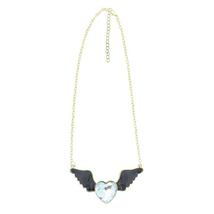 ENAMEL METAL SHORT NECKLACE