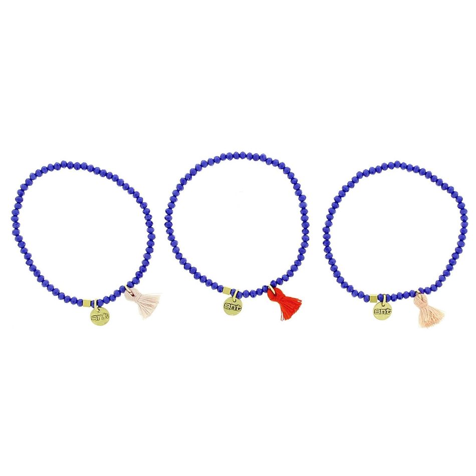 FRINGED FACETED BEADS BRACELET