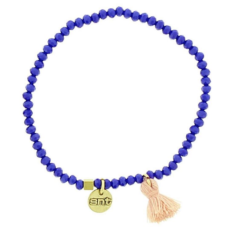 FRINGED FACETED BEADS BRACELET 2