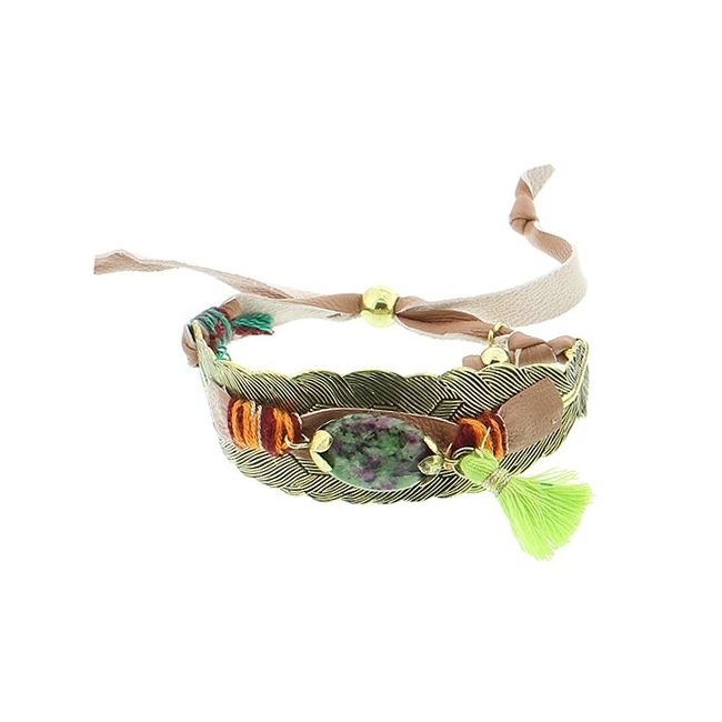 DELUXE ETHNIC LEATHER BRACELET