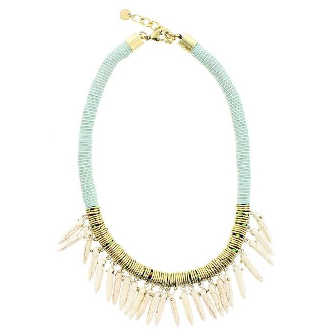 STONE PENDANT SHORT NECKLACE