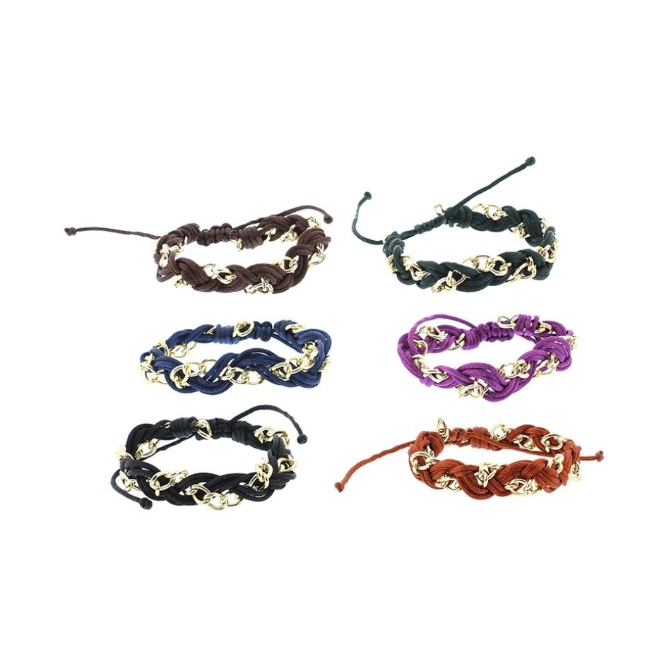 BRAIDED CHAIN BRACELET