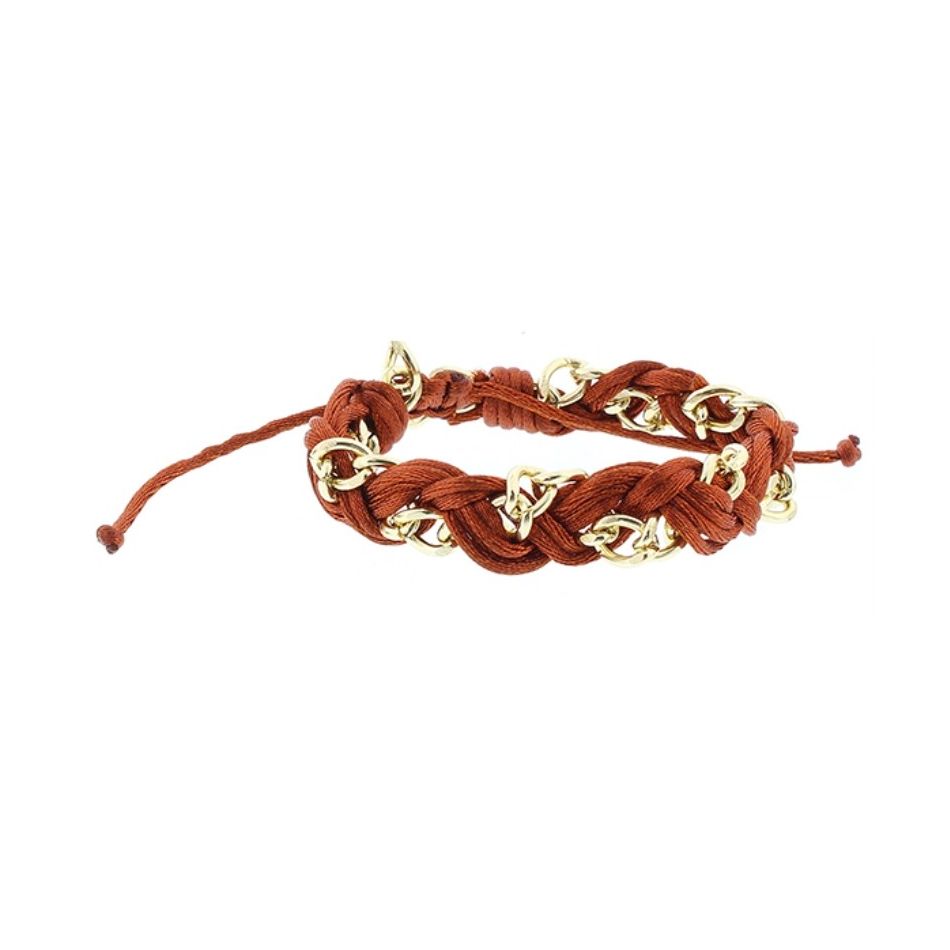 BRAIDED CHAIN BRACELET
