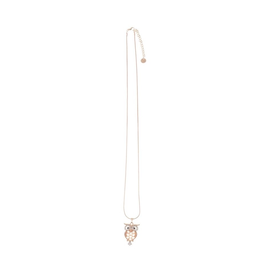 COLLAR COLGANTE METAL CRISTALES
