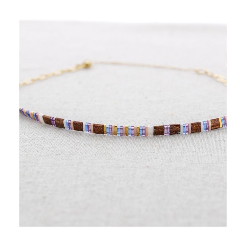 MIYUKI BEADS STEEL CHOKER