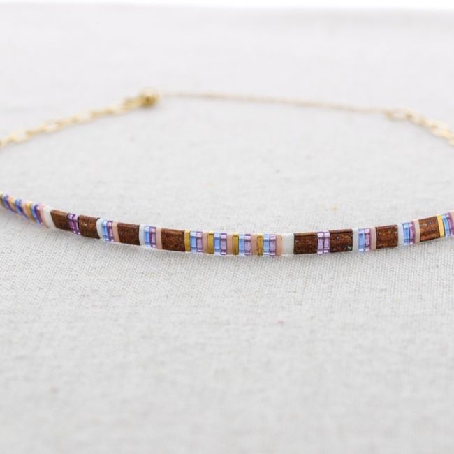 MIYUKI BEADS STEEL CHOKER