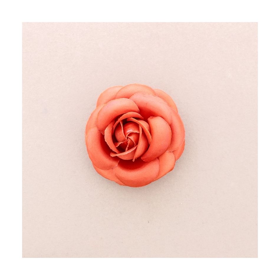 FABRIC FLOWER BROOCH