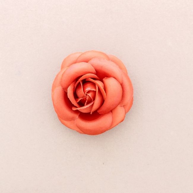 FABRIC FLOWER BROOCH
