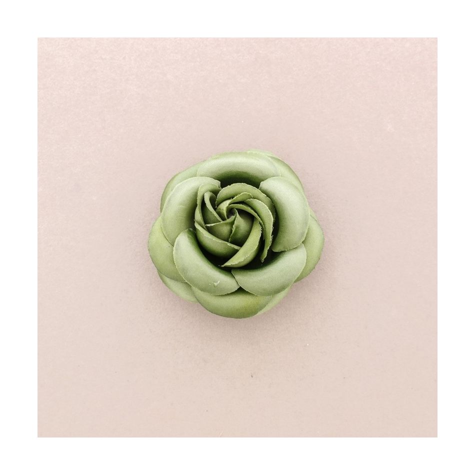 FABRIC FLOWER BROOCH