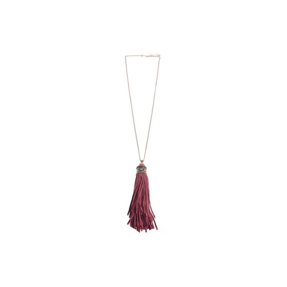 LONG PENDANT NECKLACE FRINGE