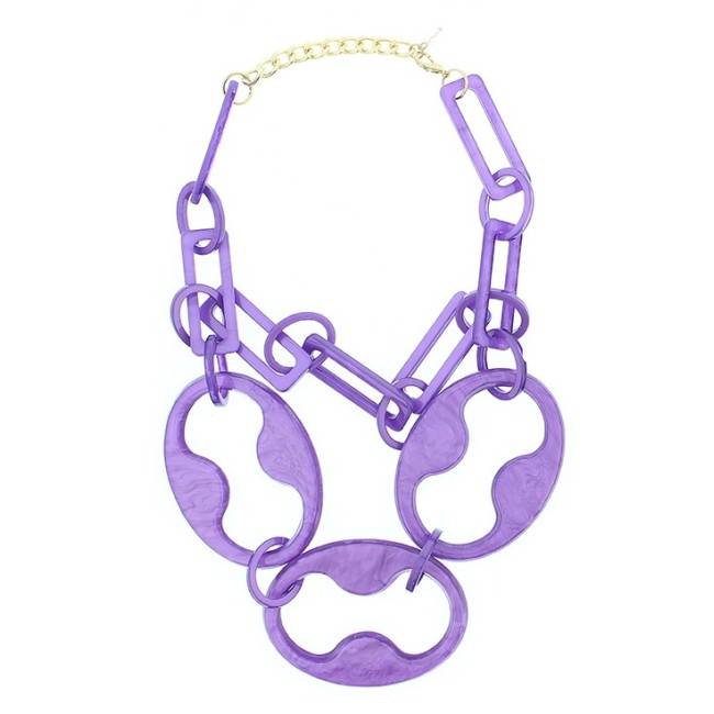 RESIN FORMS SHORT NECKLACE
