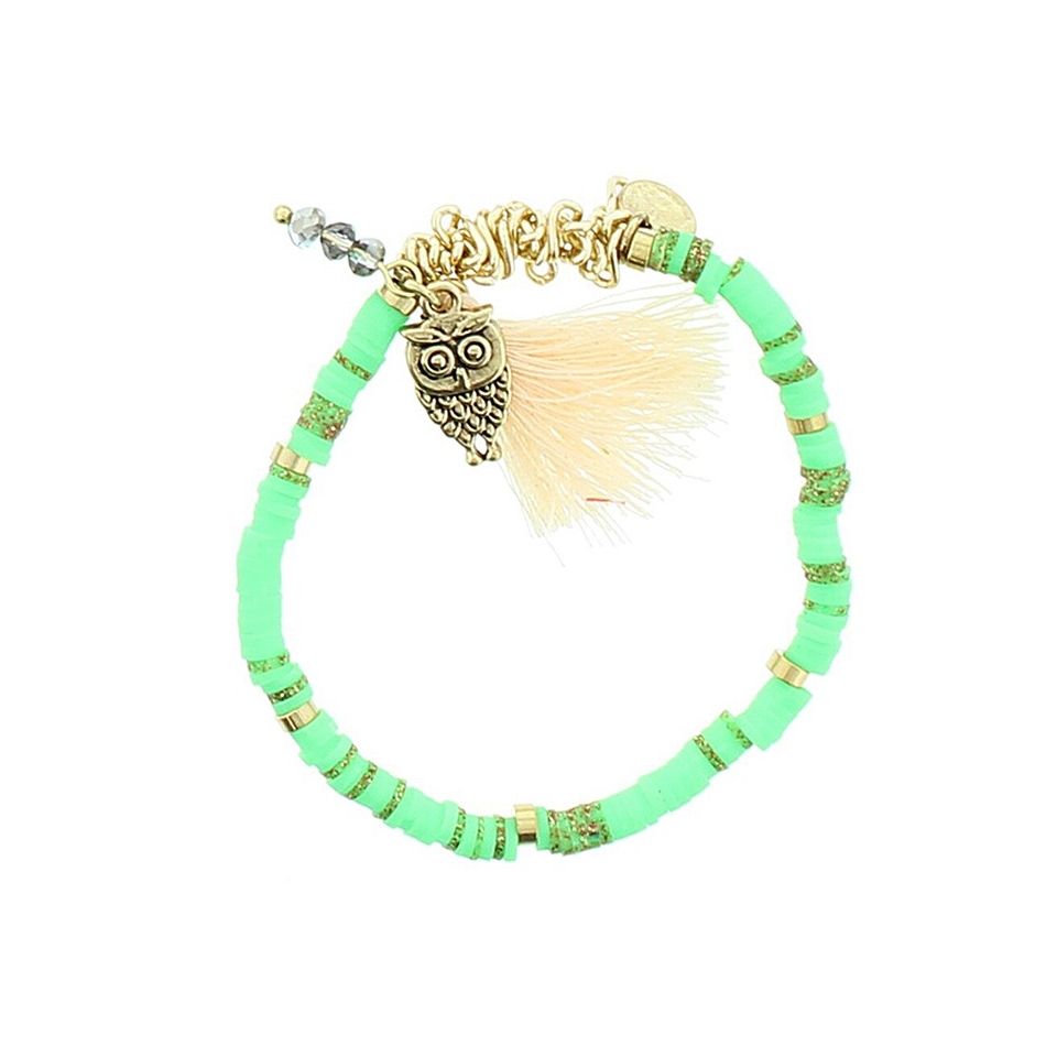 PENDANT FIMO BEADS BRACELET