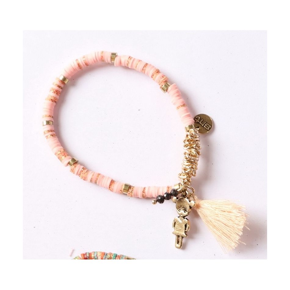PENDANT FIMO BEADS BRACELET