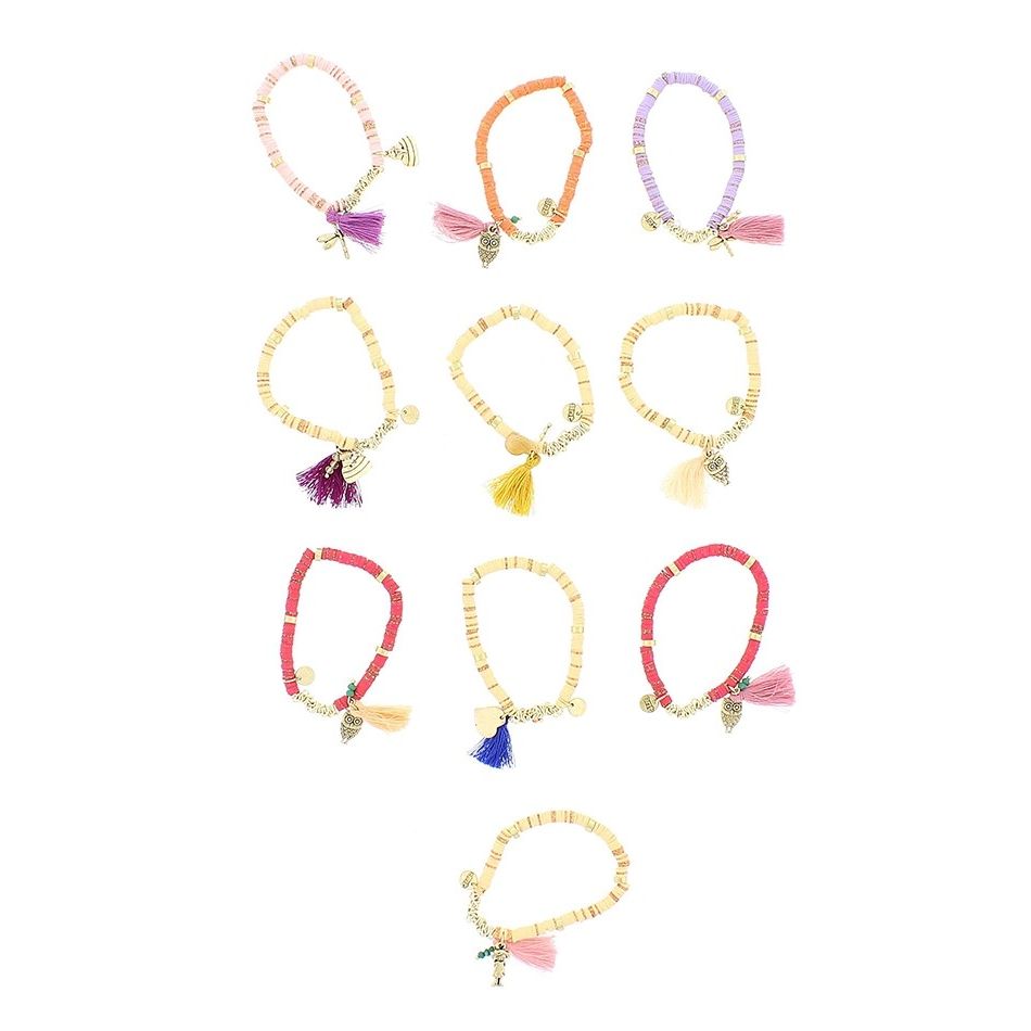 PENDANT FIMO BEADS BRACELET