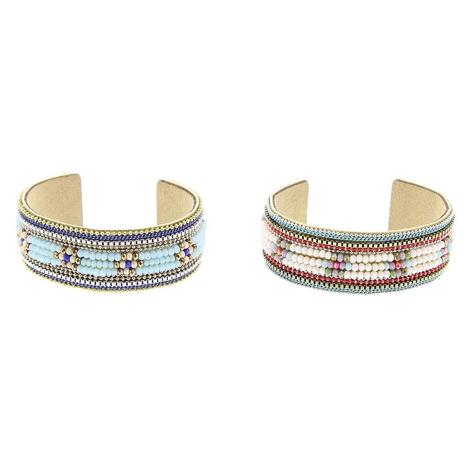 RIGID BEADED BRACELET