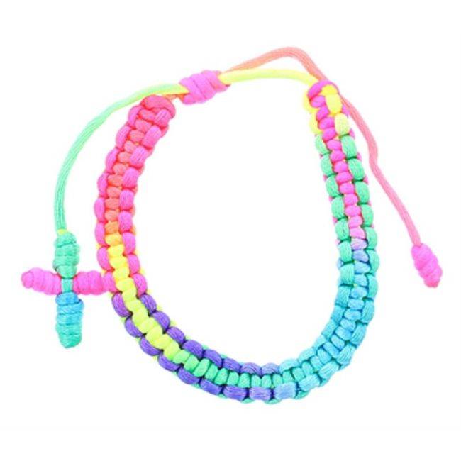 PULSERA MACRAMÉ CRUZ