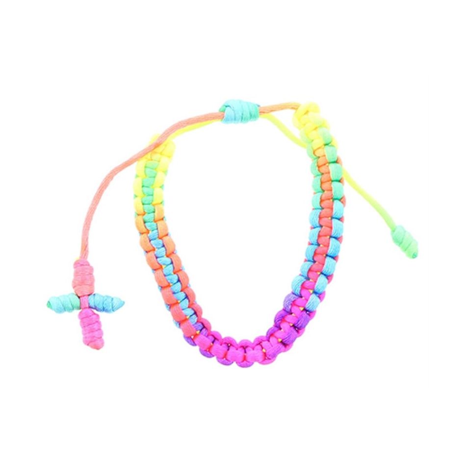 MACRAMÉ CROSS BRACELET