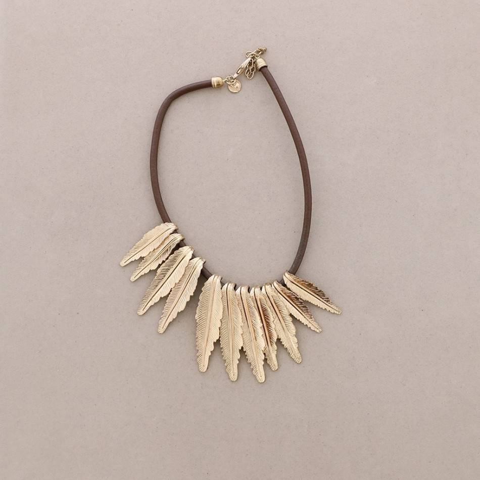 LEATHER SHORT NECKLACE PENDANT SHEETS